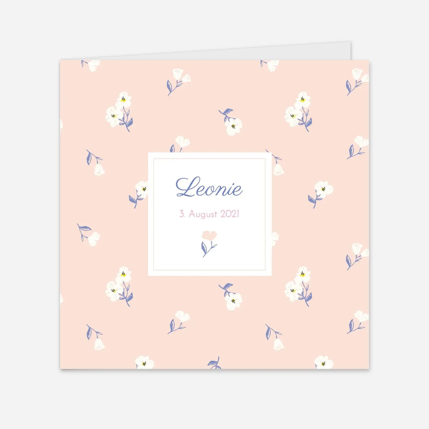 Geburtskarte Blossom