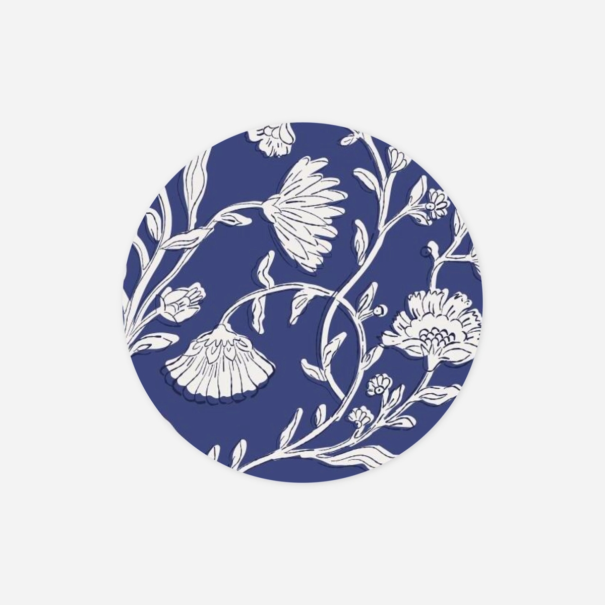 Aufkleber (Gastgeschenk) Blütenranke