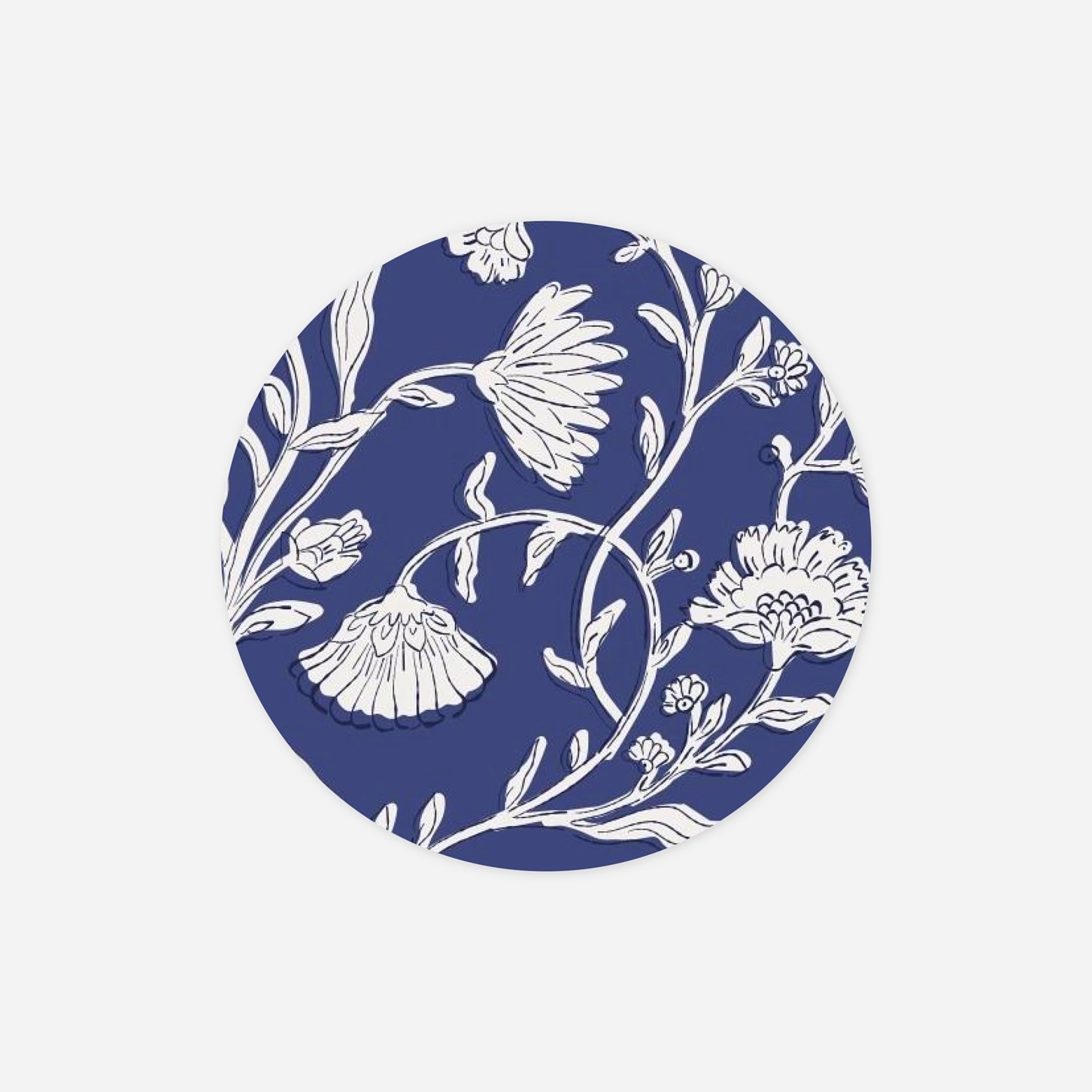 Aufkleber (Gastgeschenk) Blütenranke