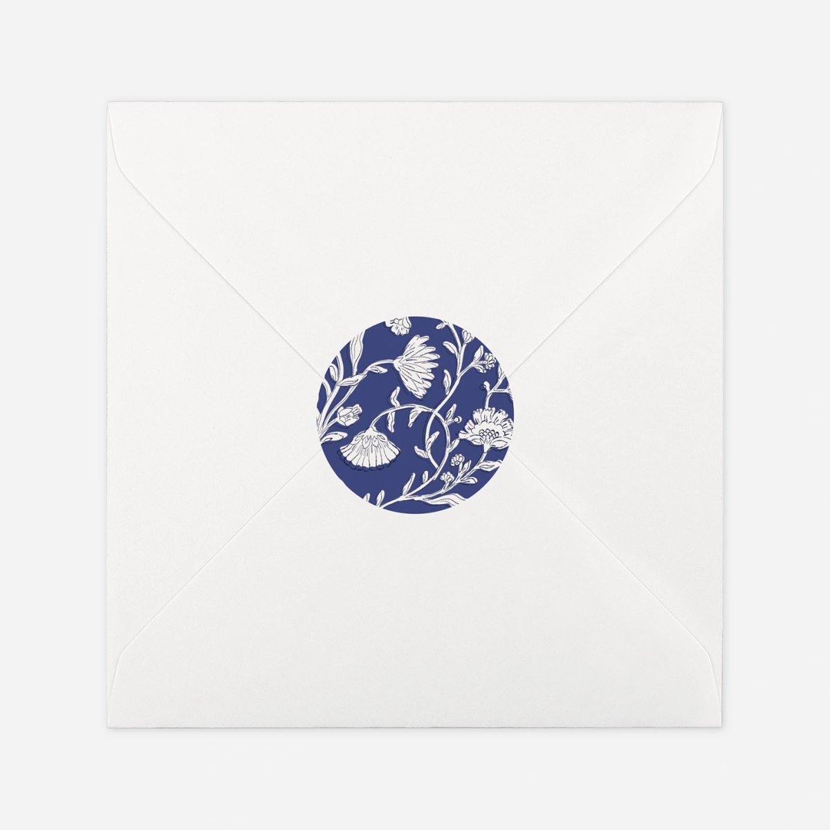 Aufkleber (Gastgeschenk) Blütenranke