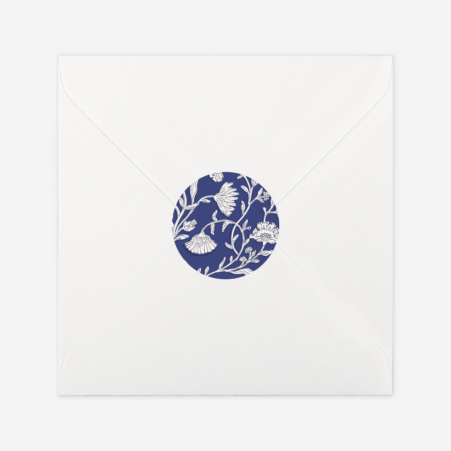 Aufkleber (Gastgeschenk) Blütenranke