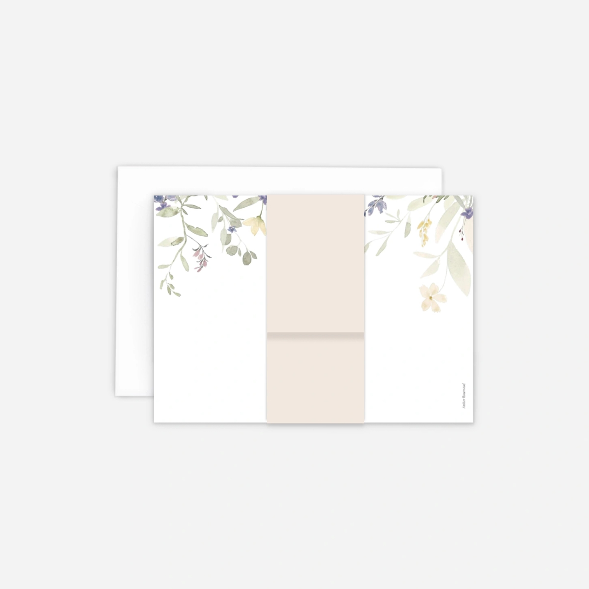 Hochzeitseinladung Zarte Wildblüten