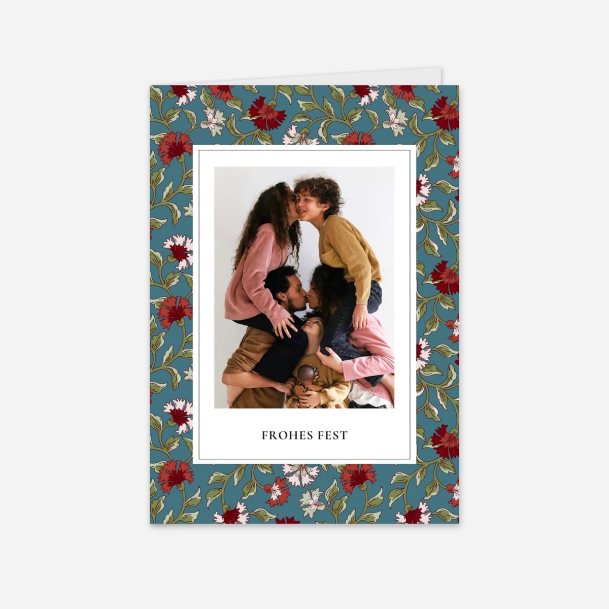 Weihnachtskarte Blütezeit