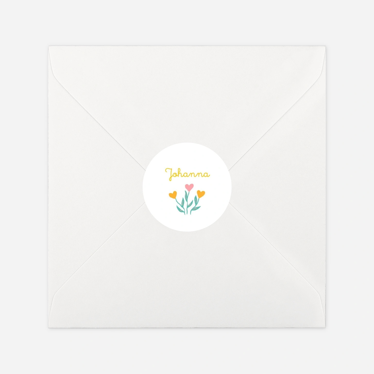 Aufkleber (Gastgeschenk) Blumenzauber