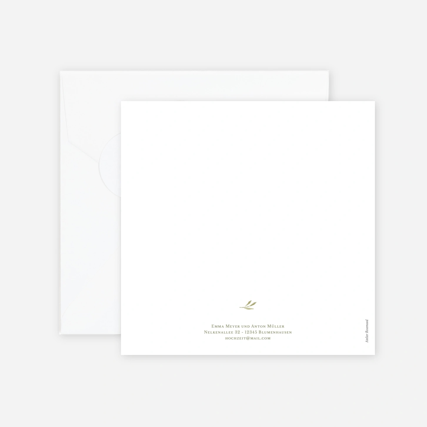 Hochzeitseinladung Botanischer Moment