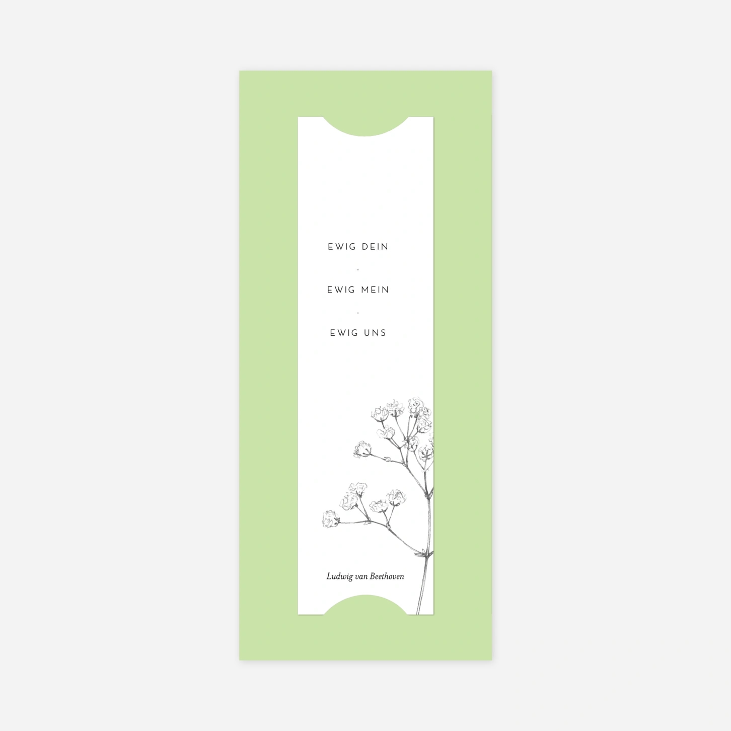 Dankeskarte Hochzeit Botanik