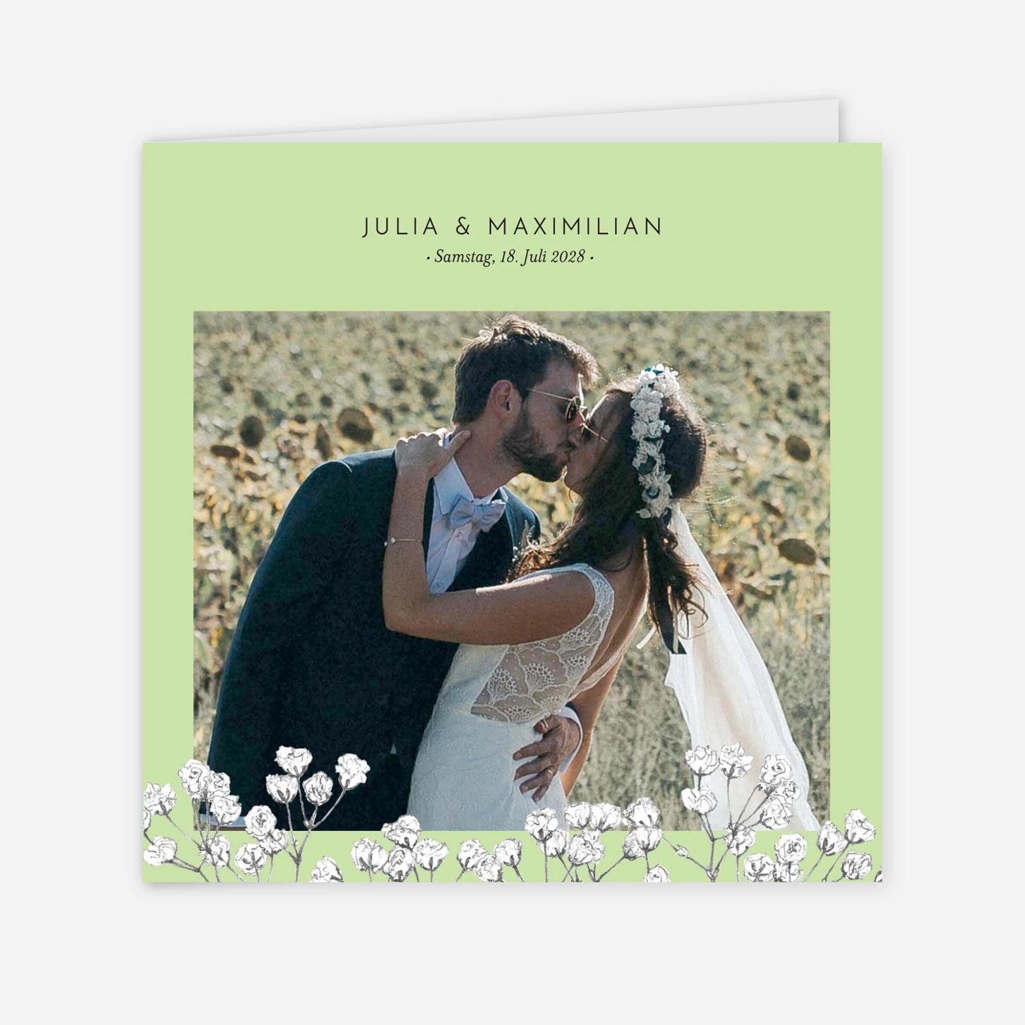 Hochzeitseinladung Botanik