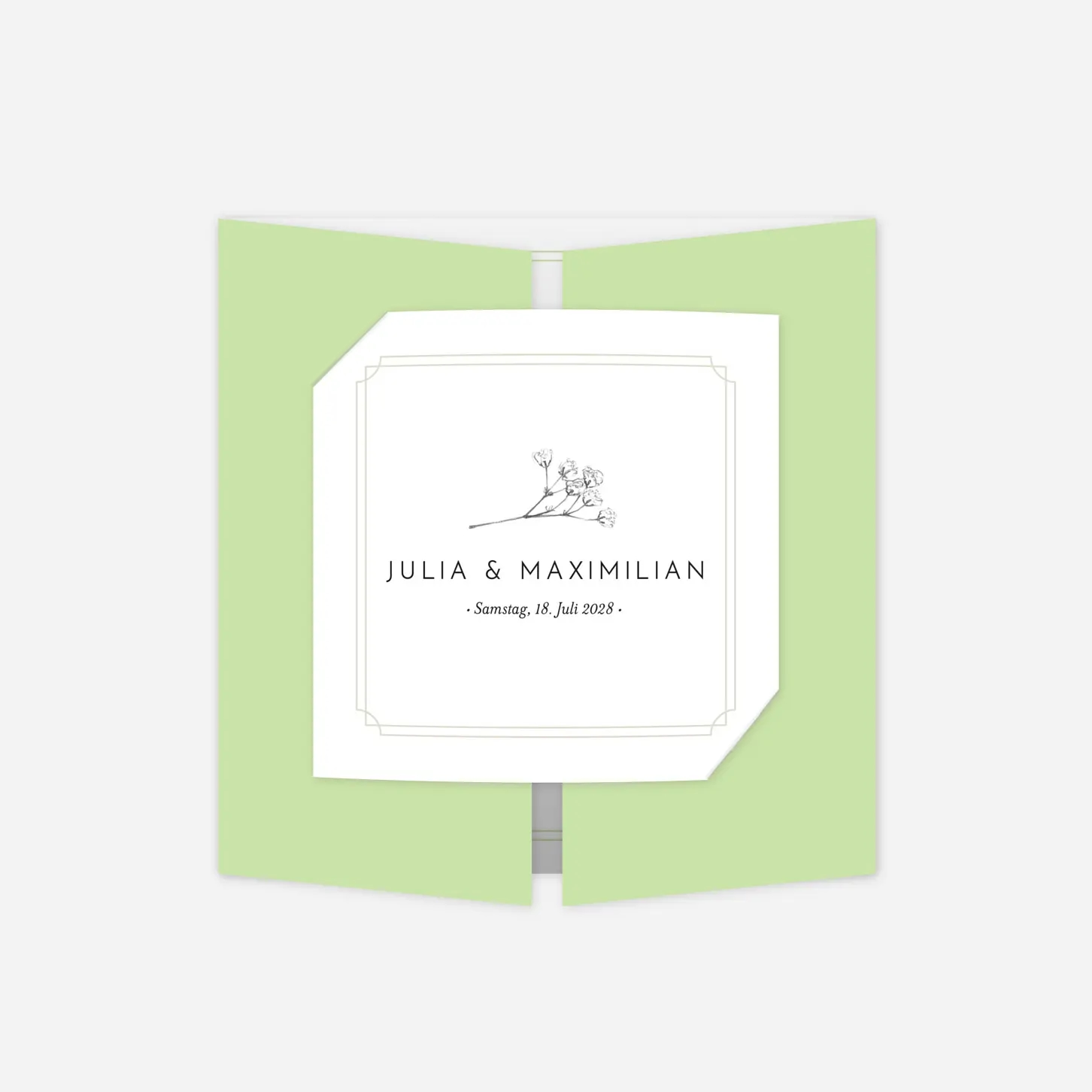 Hochzeitseinladung Botanik