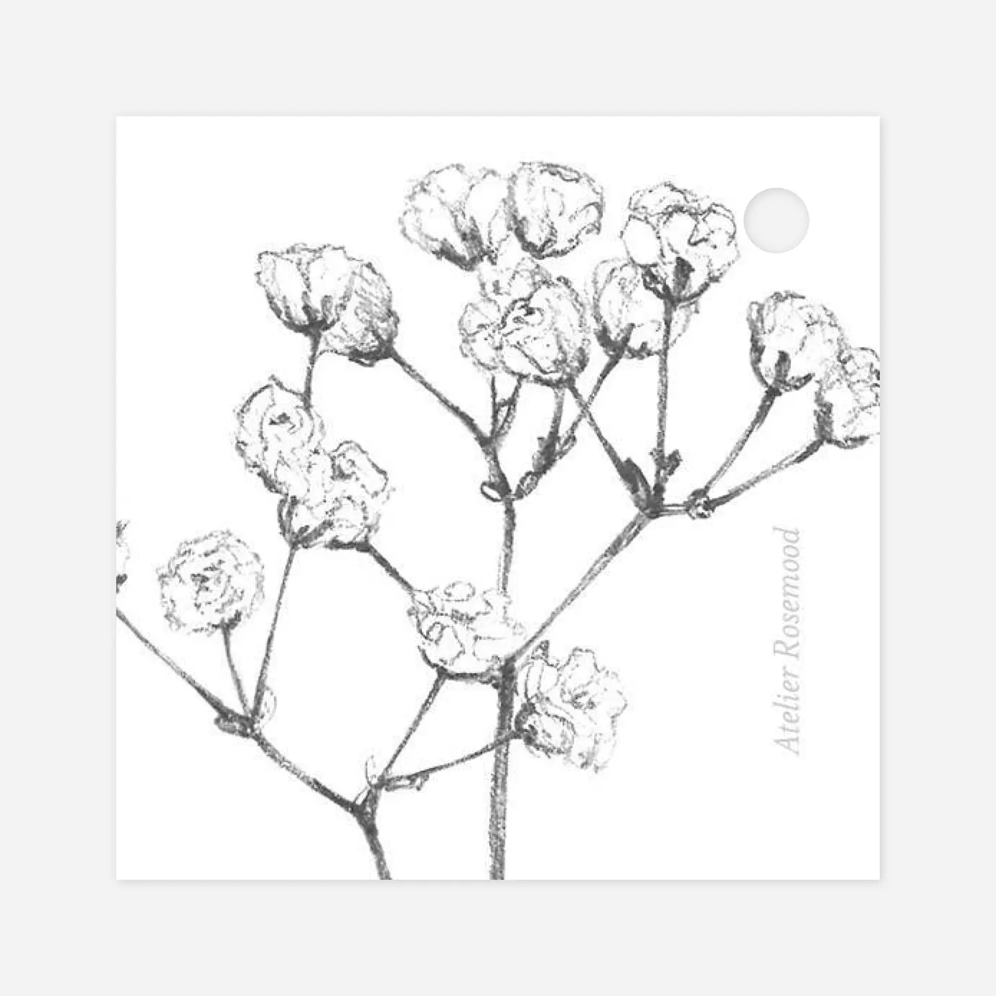 Anhänger zur Hochzeit Botanik