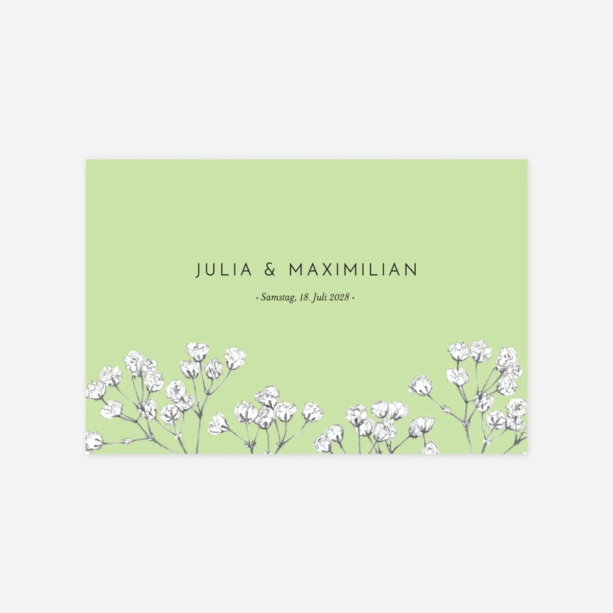 Save-the-Date Karte Botanik