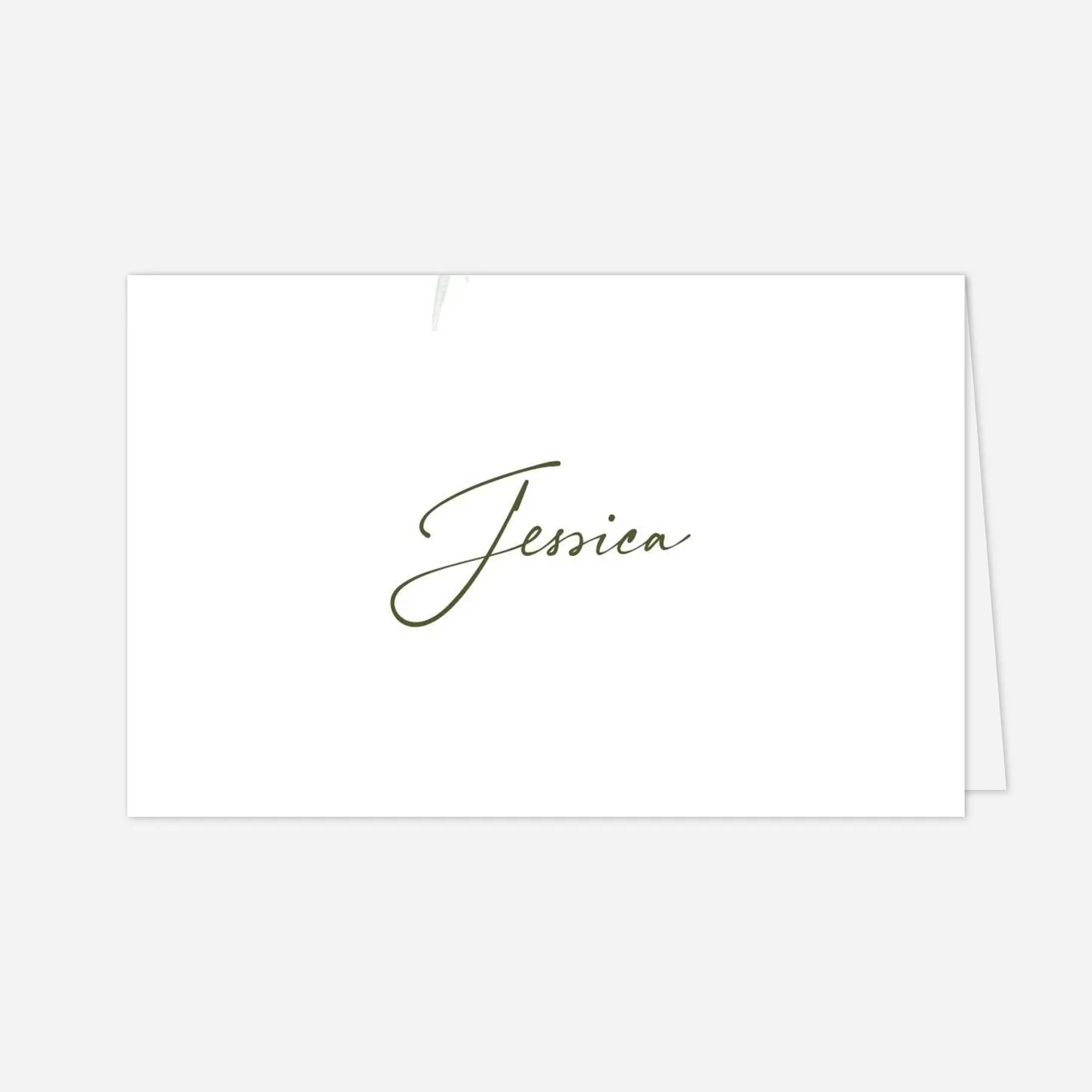 Platzkarte Hochzeit Botanic