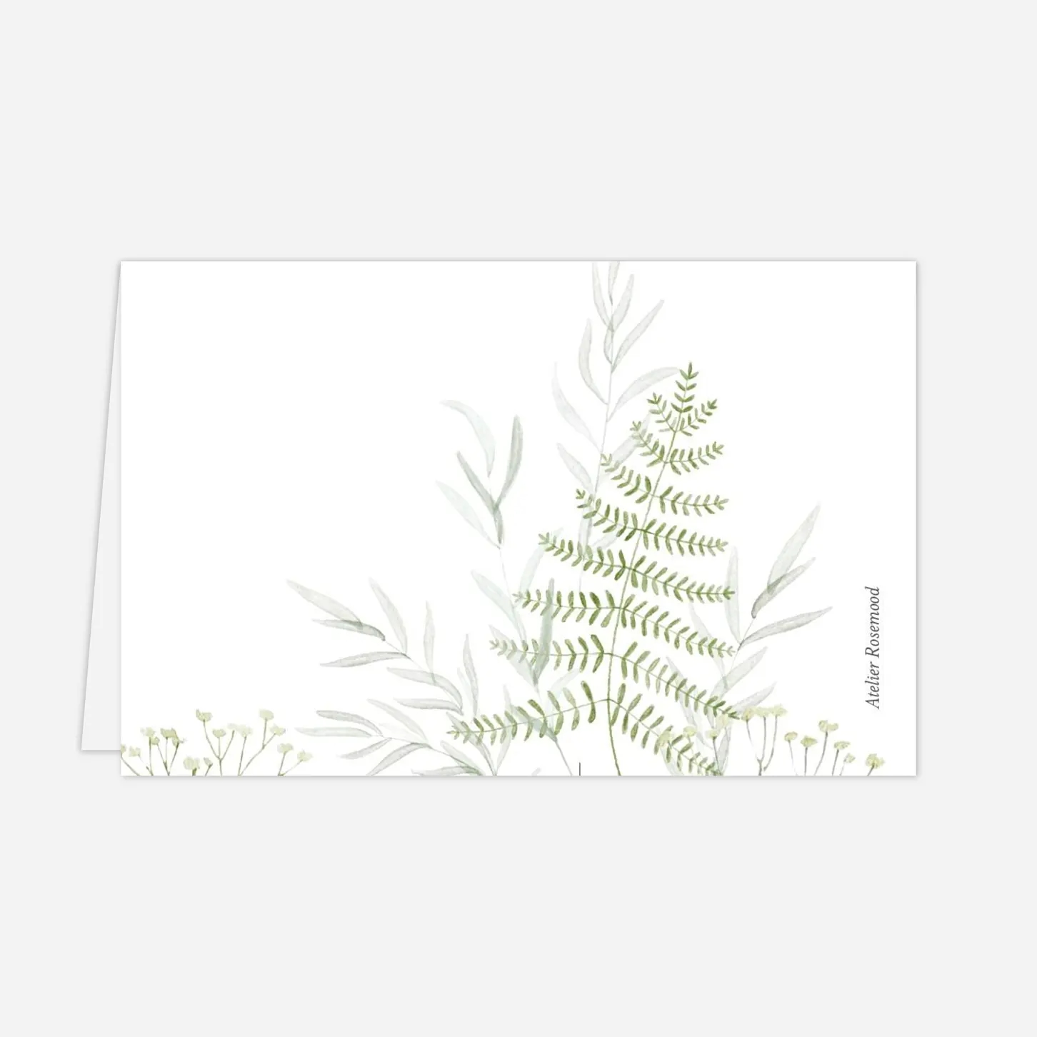 Platzkarte Hochzeit Botanic