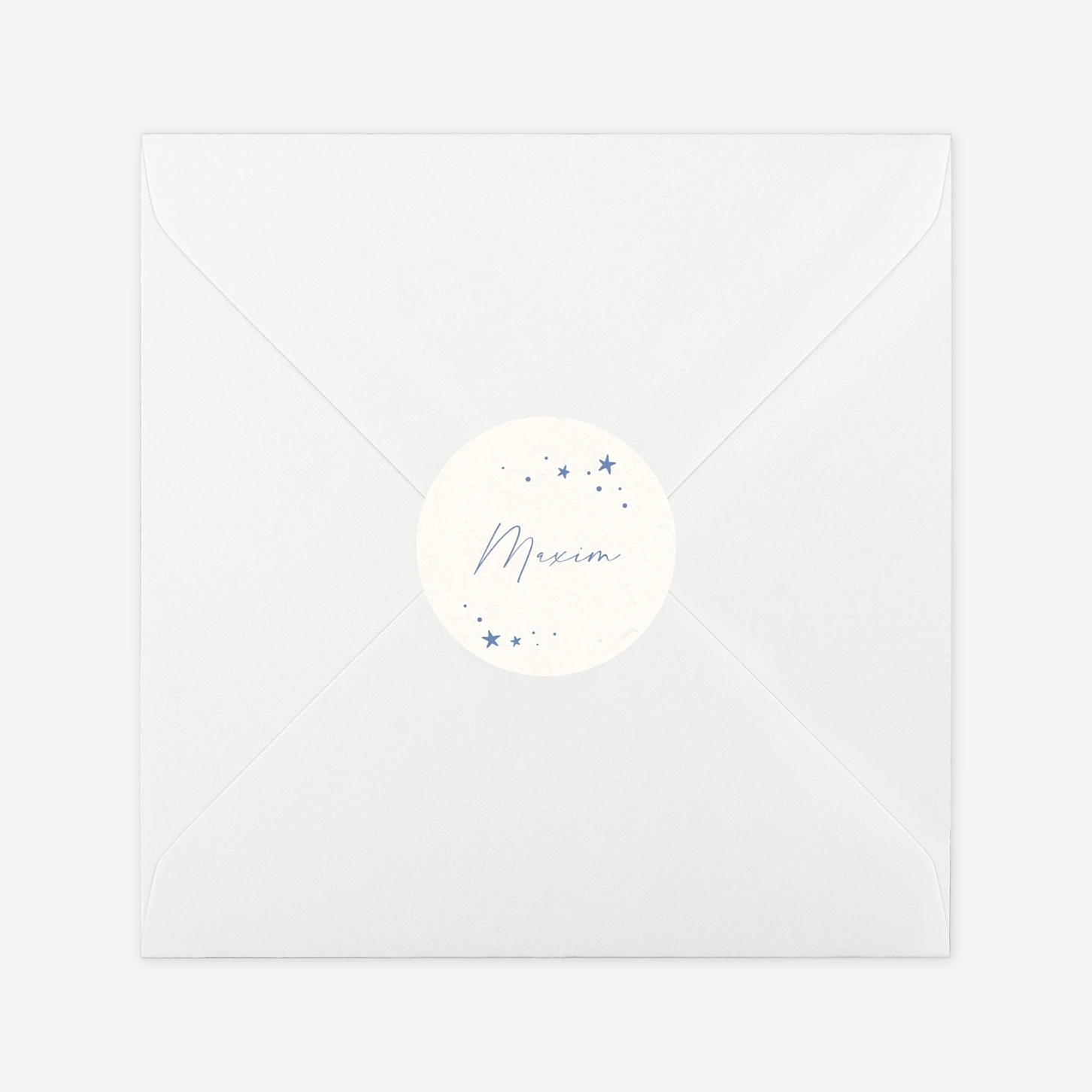 Aufkleber (Gastgeschenk) Blauer Traum