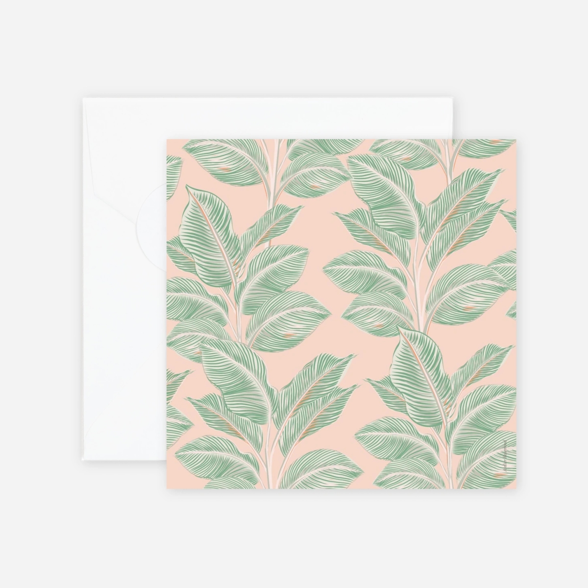 Hochzeitseinladung Calathea