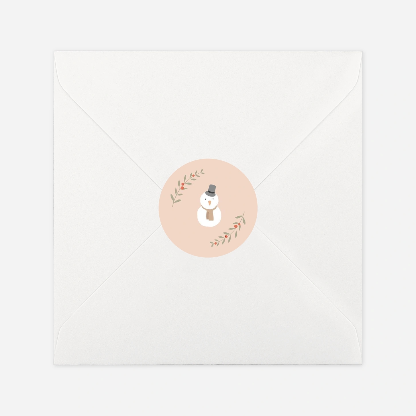 Geschenkaufkleber Weihnachten Cottages