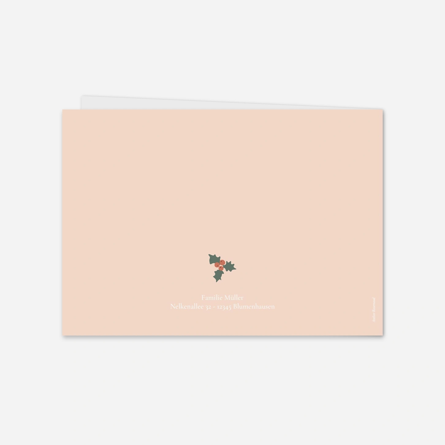 Weihnachtskarte Cottages