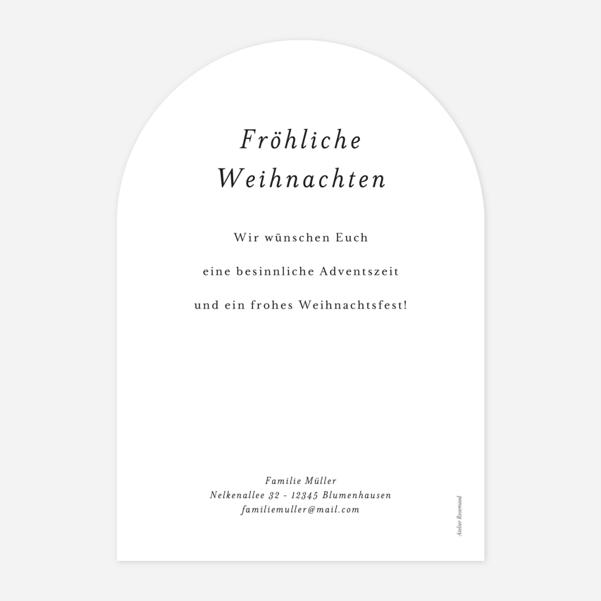 Weihnachtskarte Diashow