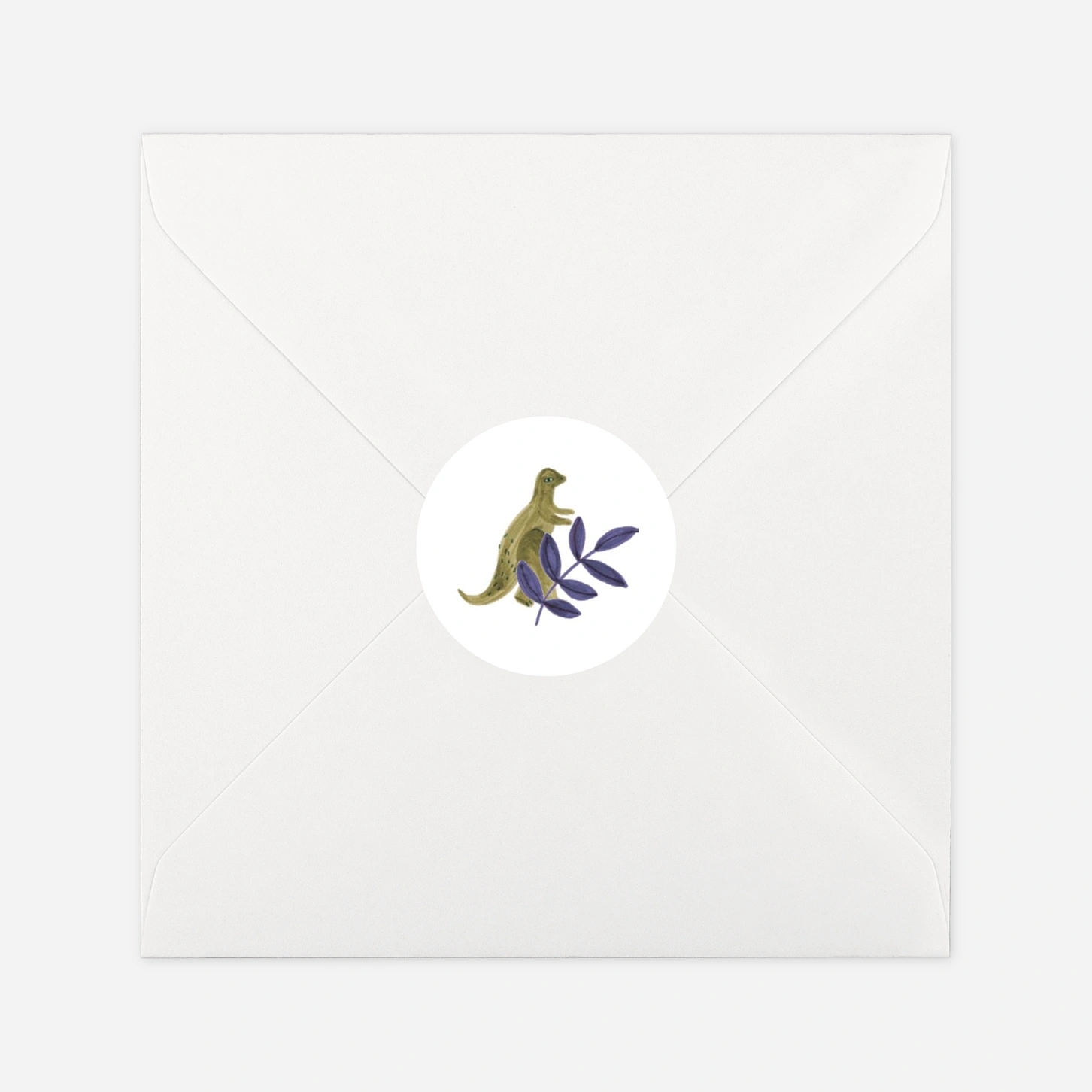 Aufkleber (Gastgeschenk) Dino