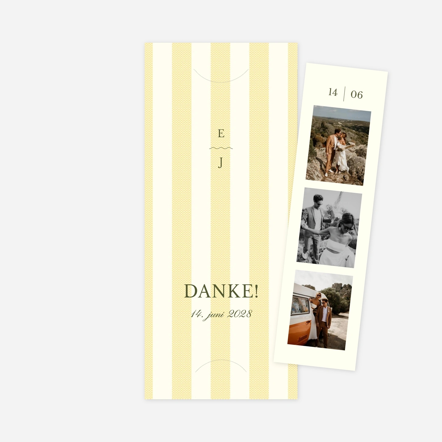 Dankeskarte Hochzeit Dolce Amore