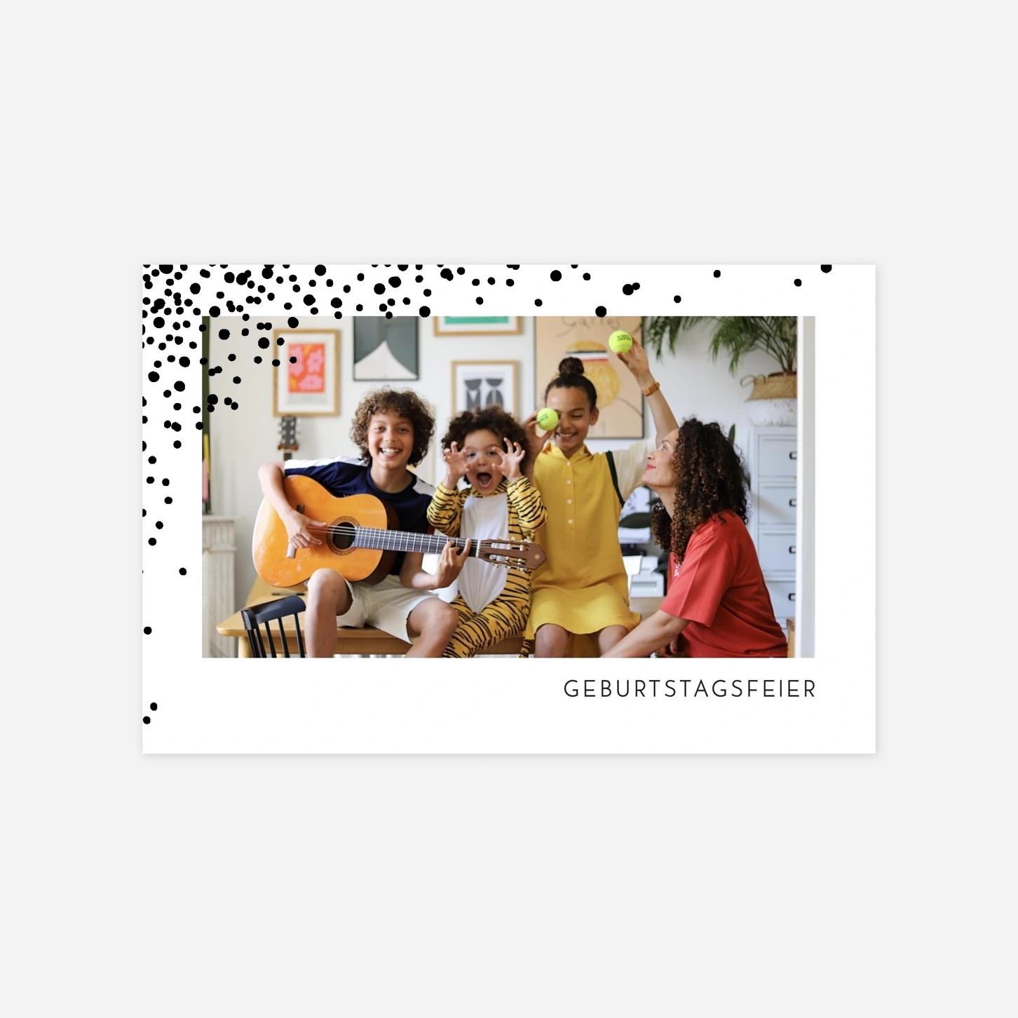 Geburtstagseinladung Edle Funken