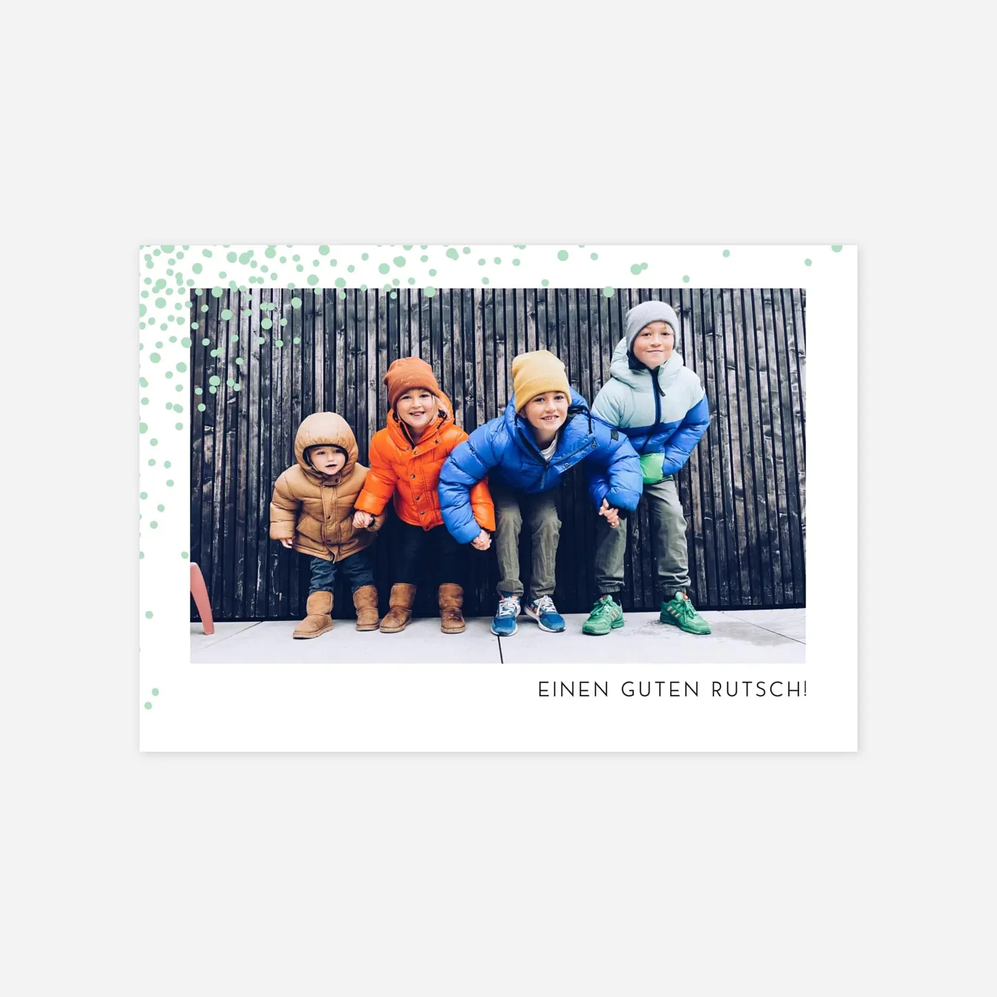 Weihnachtskarte Edle Funken