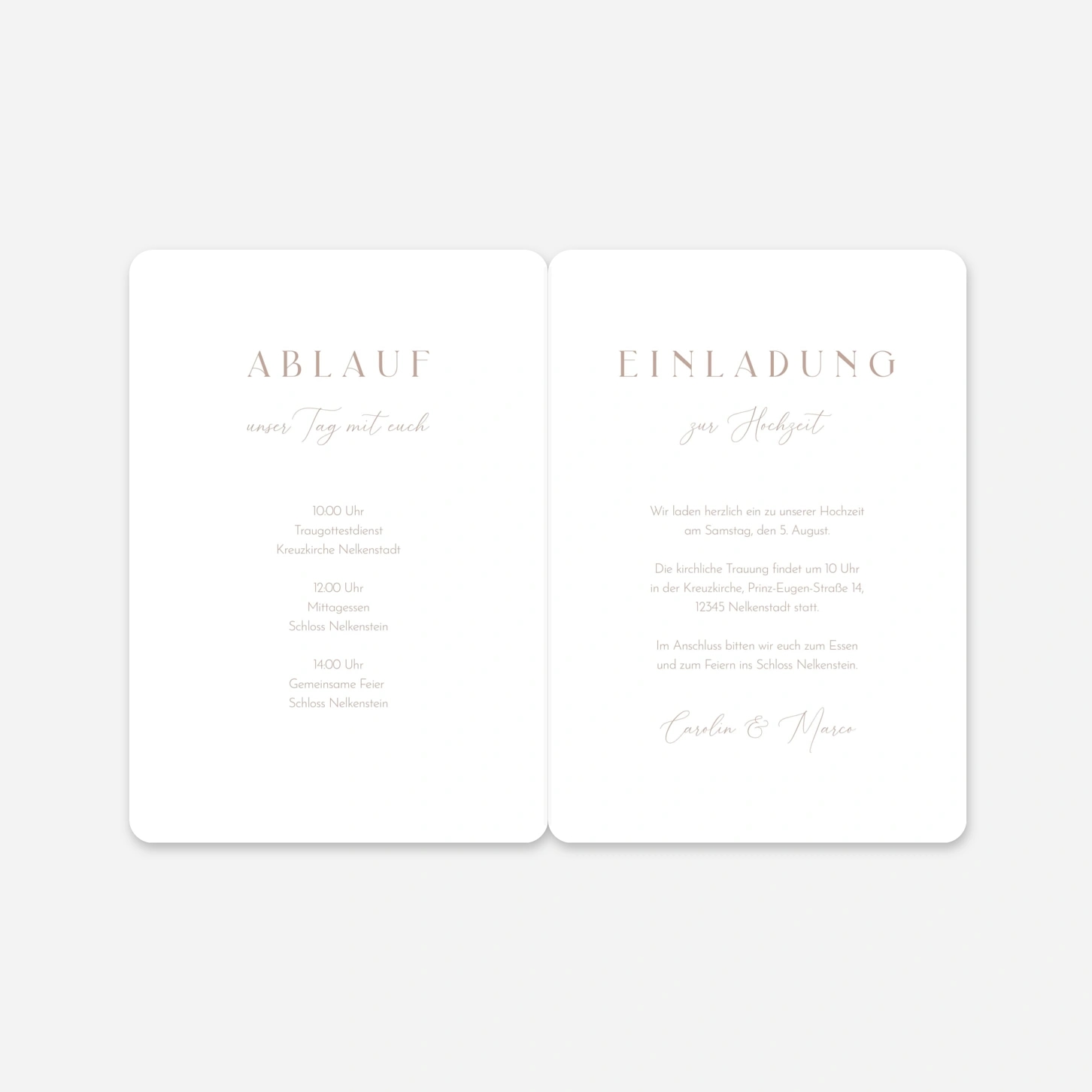 Hochzeitseinladung Endlich Wir
