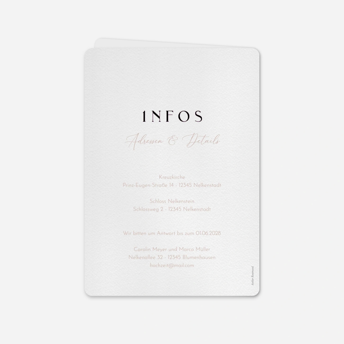 Hochzeitseinladung Endlich Wir