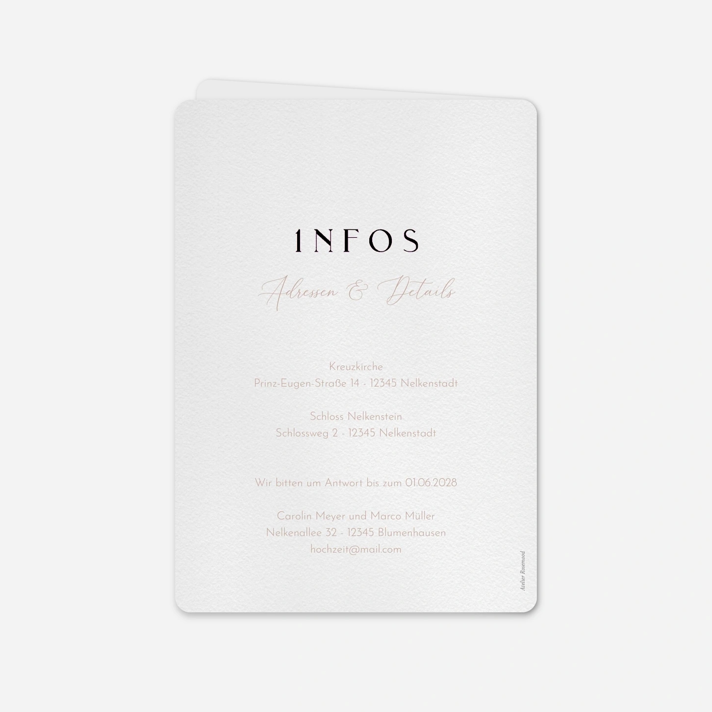 Hochzeitseinladung Endlich Wir