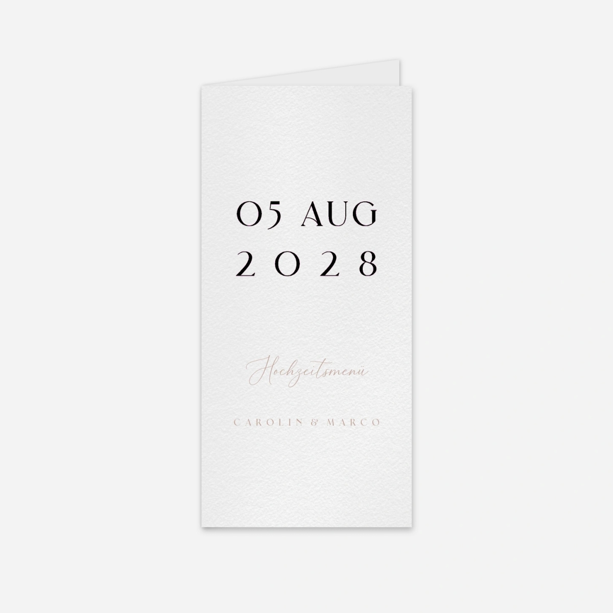 Menükarte Hochzeit Endlich Wir