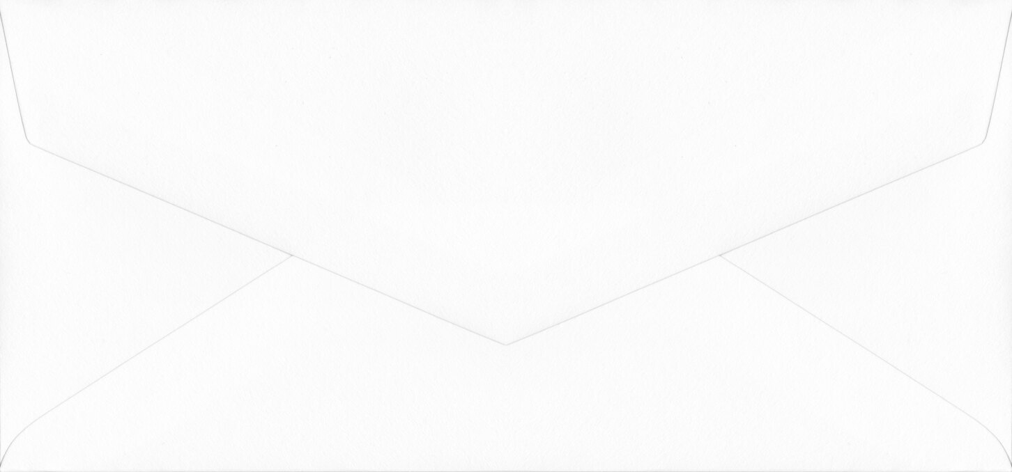 Briefumschlag Rechteckiger Umschlag lang