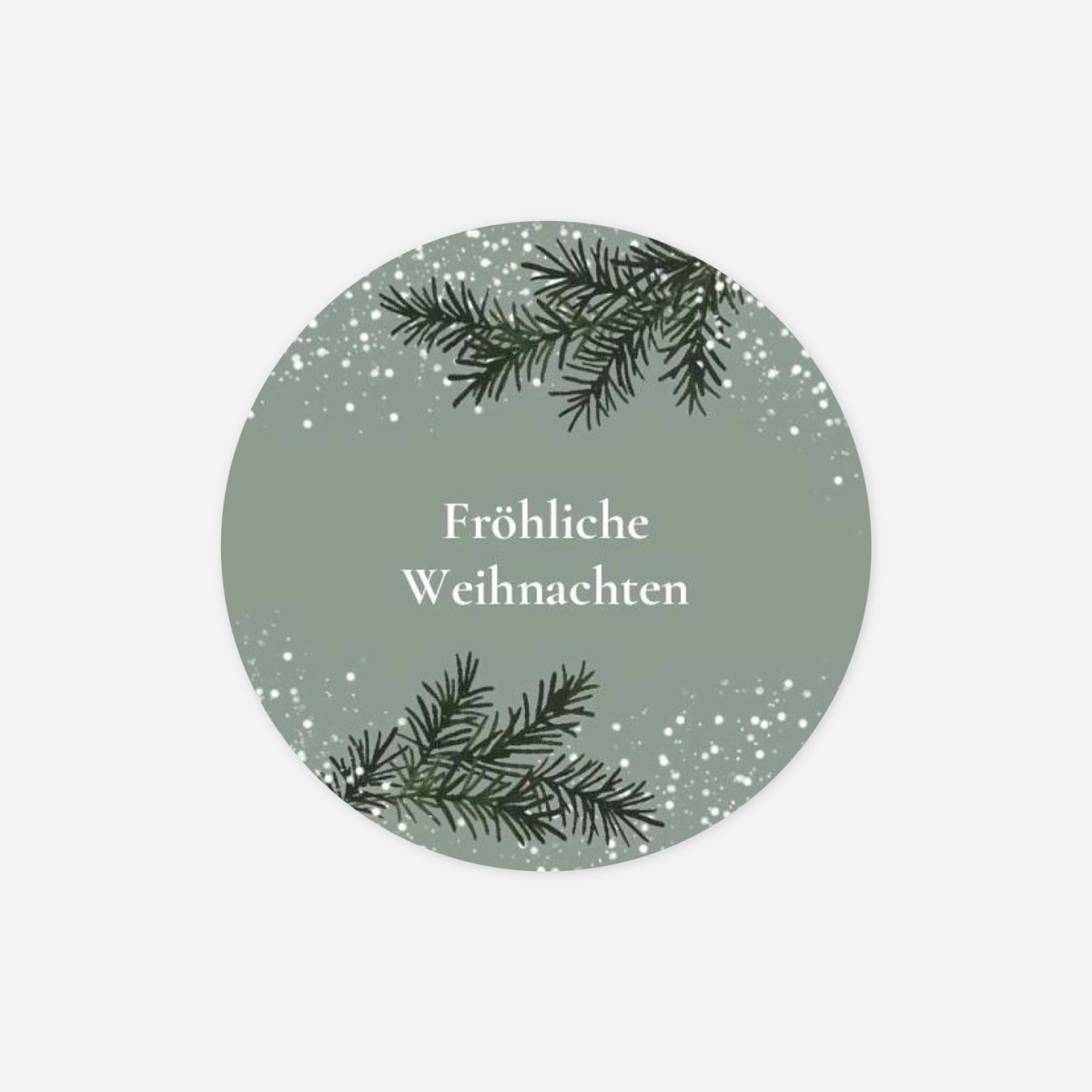 Geschenkaufkleber Weihnachten Elegant Greetings