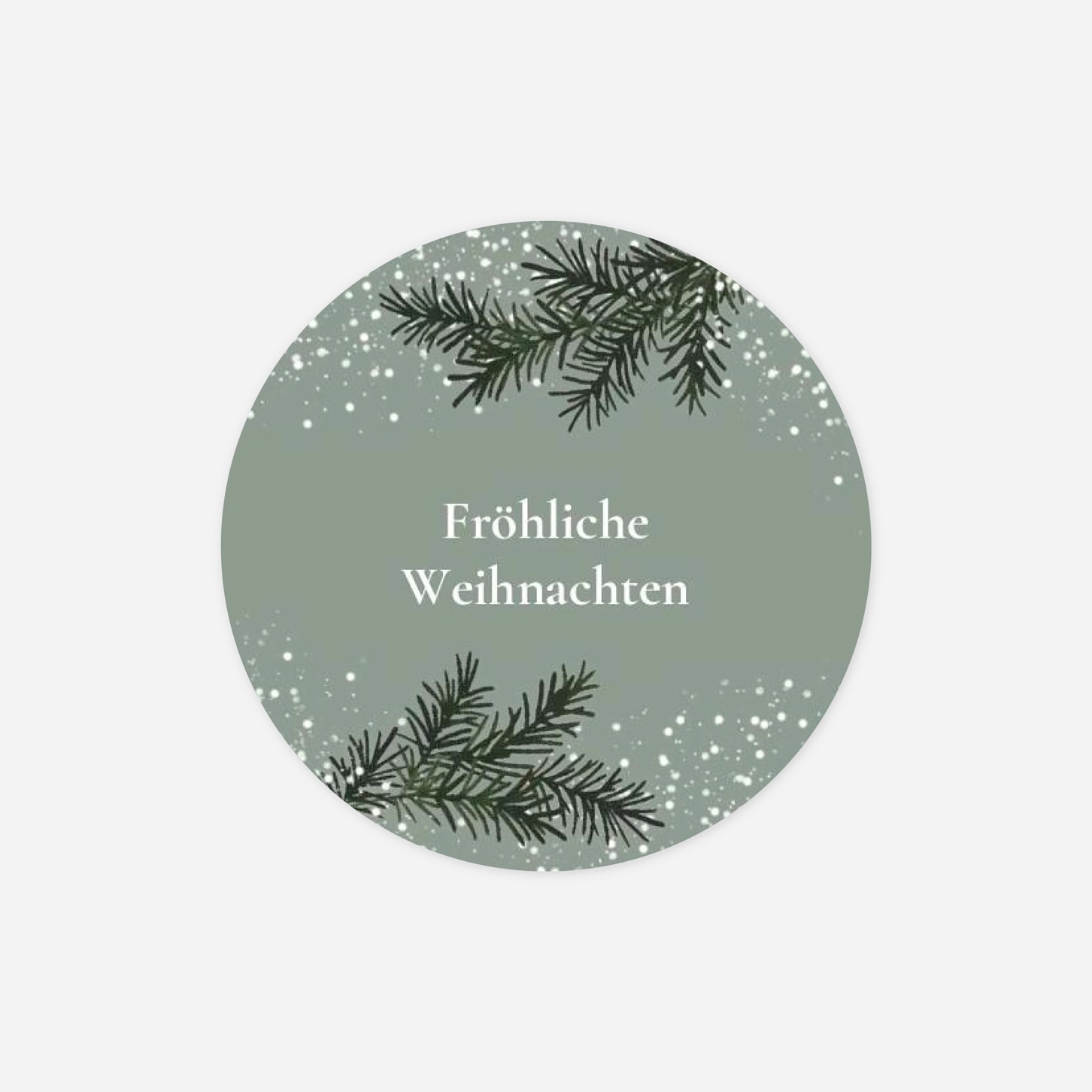 Geschenkaufkleber Weihnachten Elegant Greetings