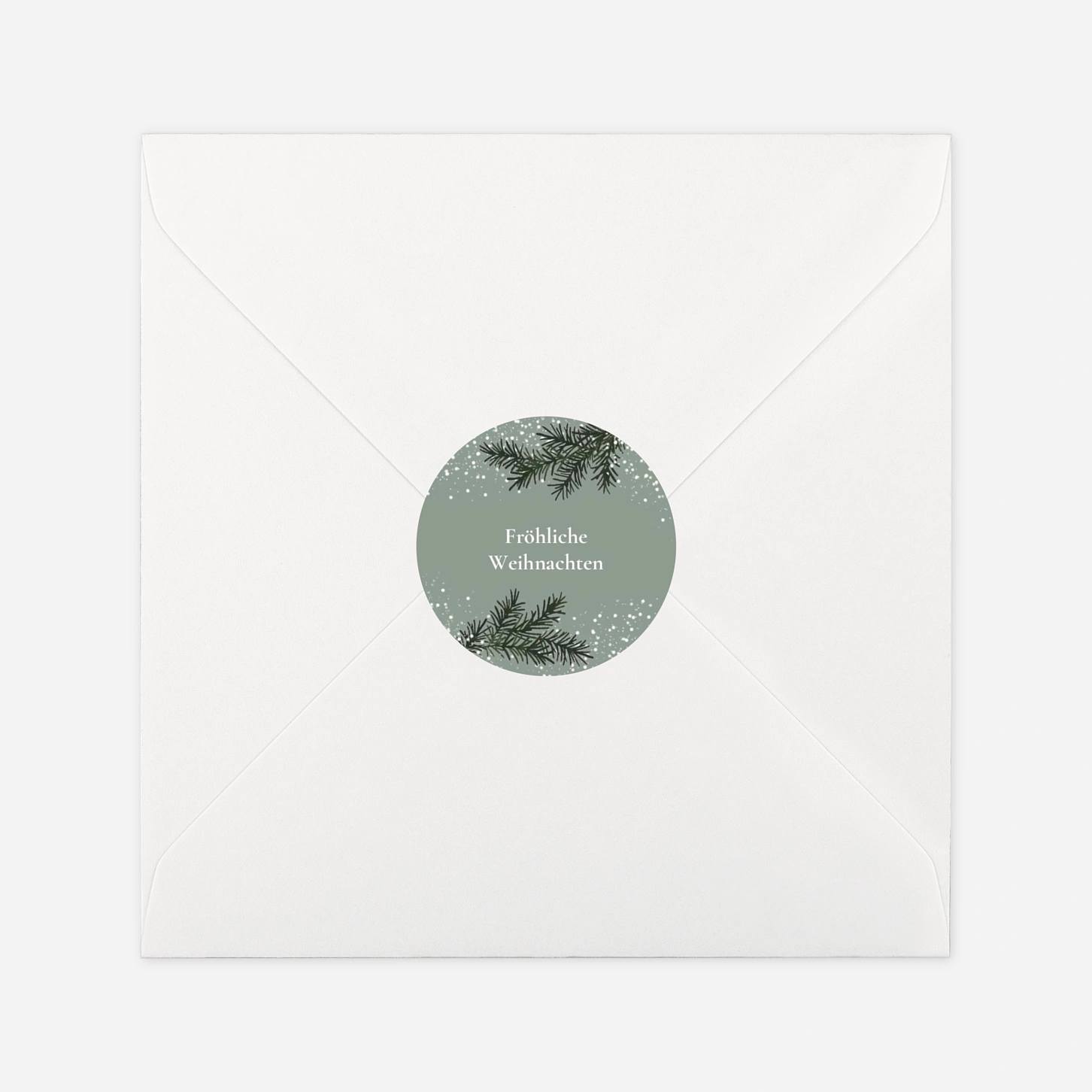 Geschenkaufkleber Weihnachten Elegant Greetings