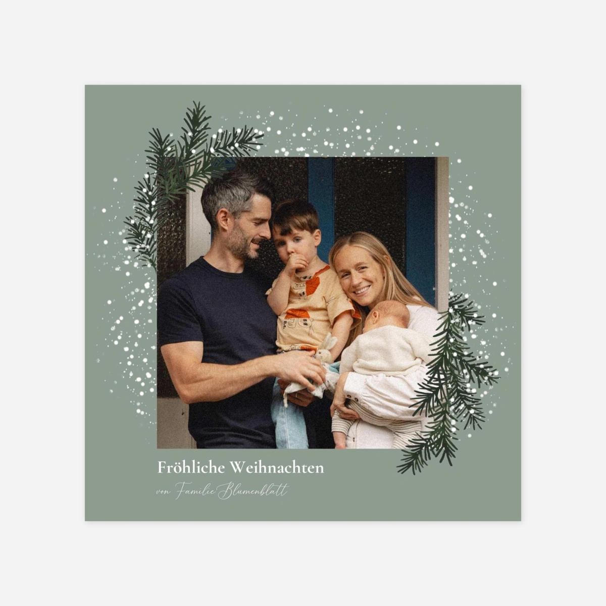 Weihnachtskarte Elegant Greetings