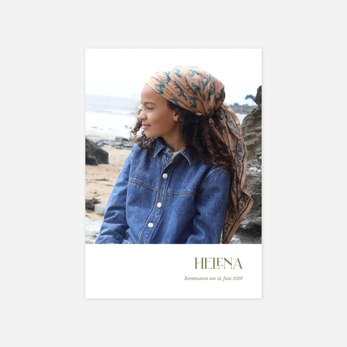 Kommunionseinladung Einzigartig