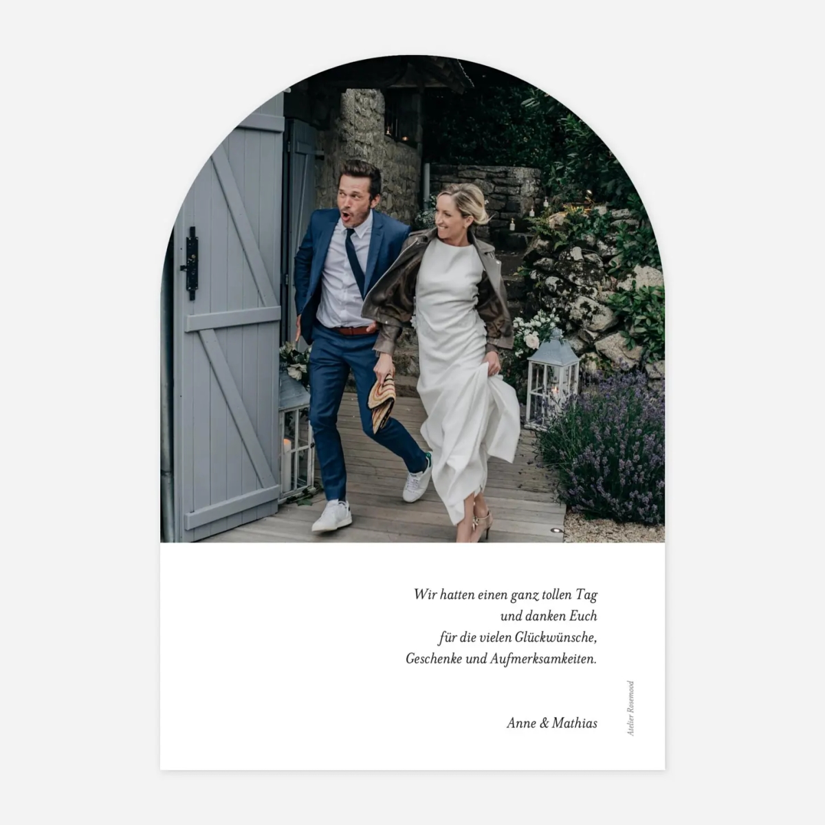 Dankeskarte Hochzeit Einzigartig