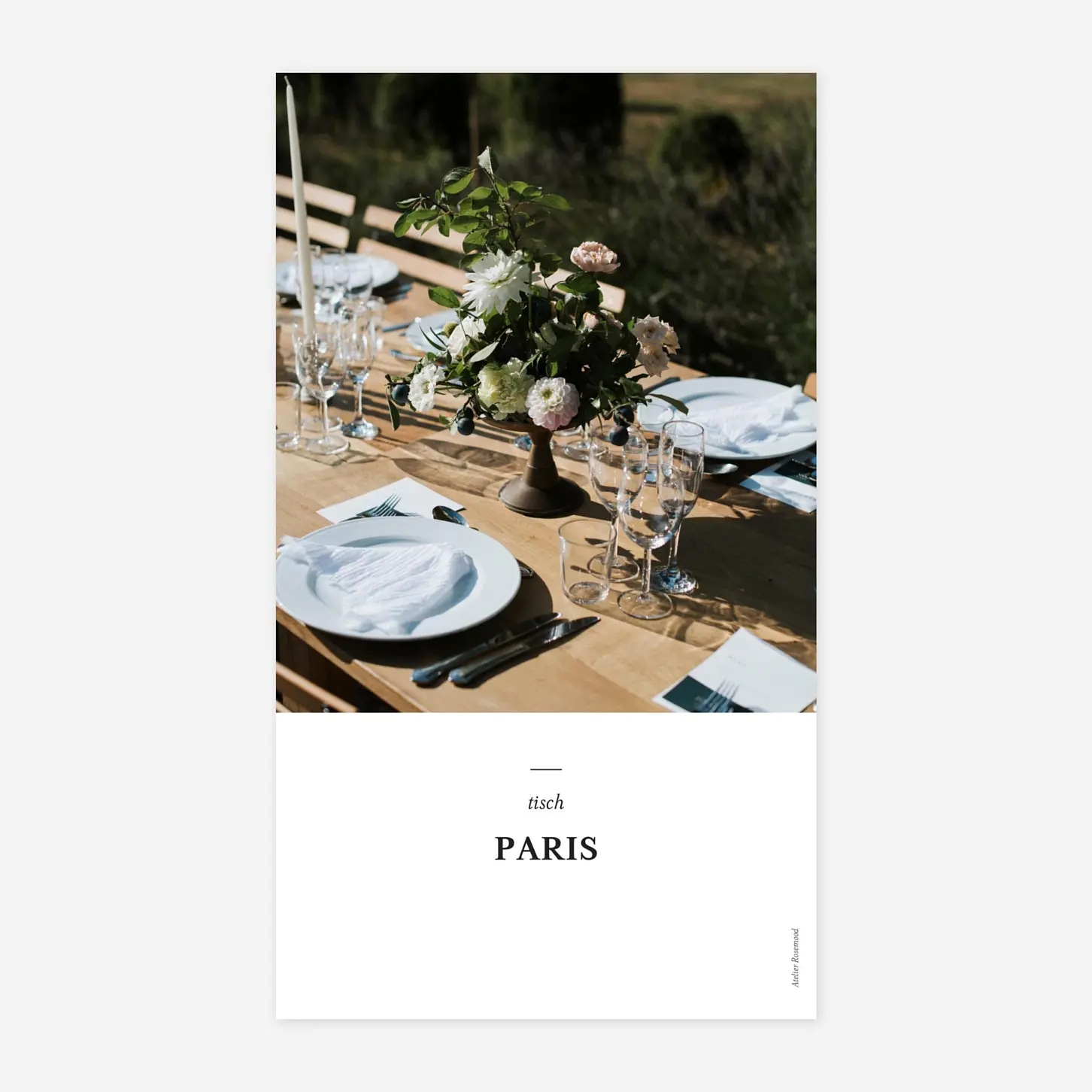 Tischkarten Hochzeit Einzigartig