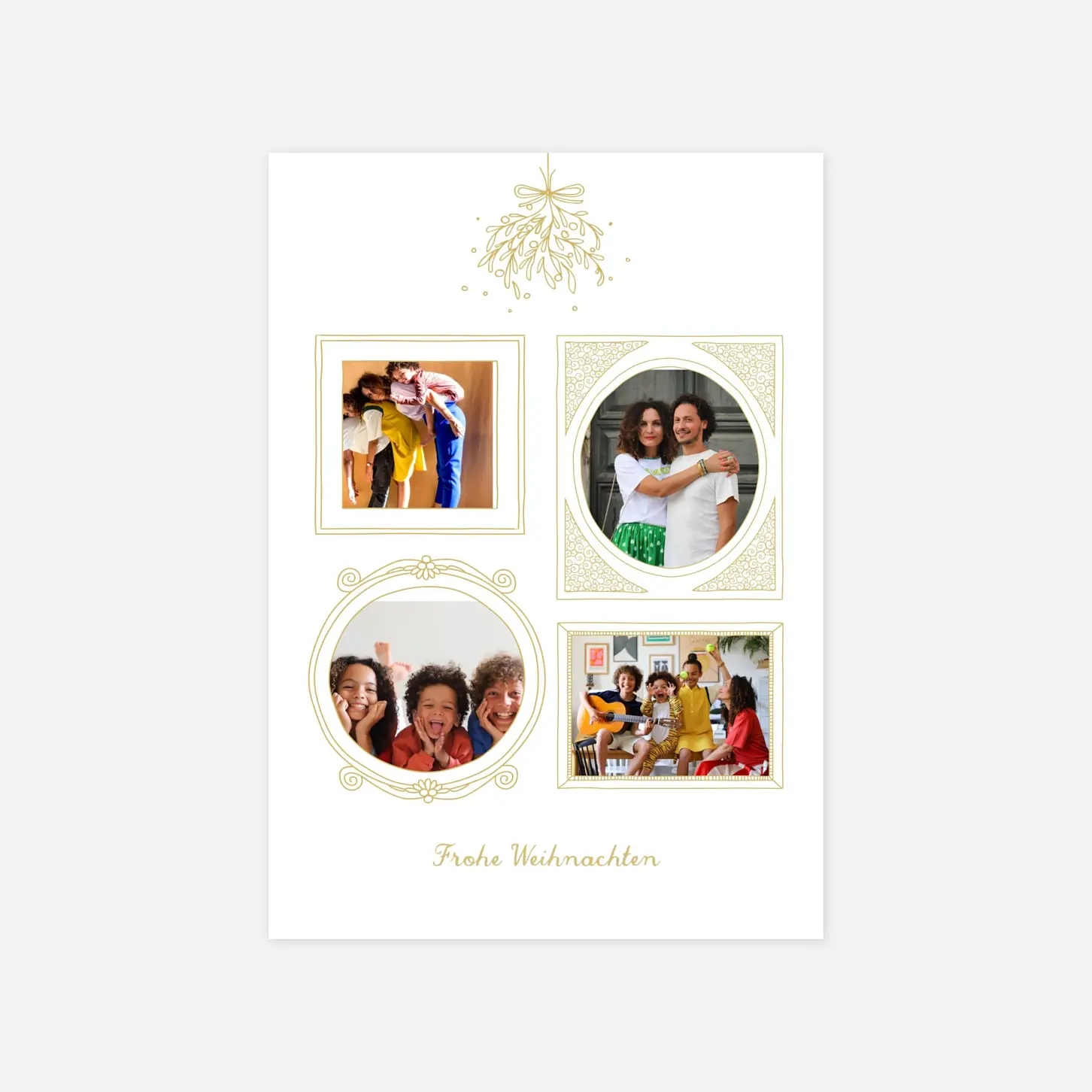 Weihnachtskarte Eingerahmt