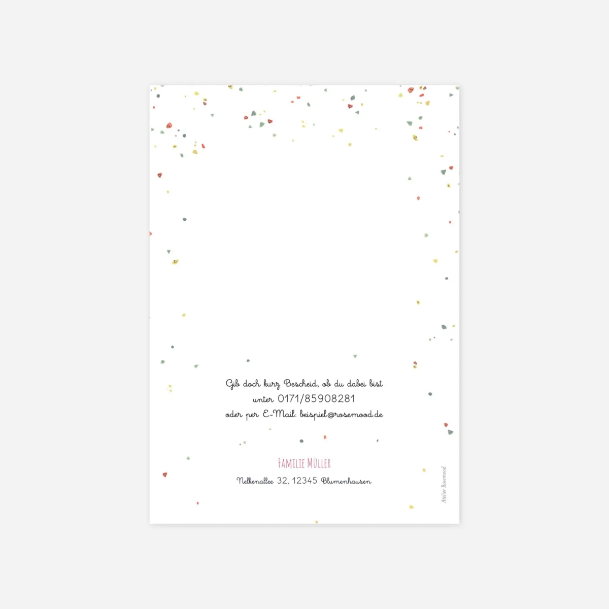 Kindergeburtstagseinladung Elefanten