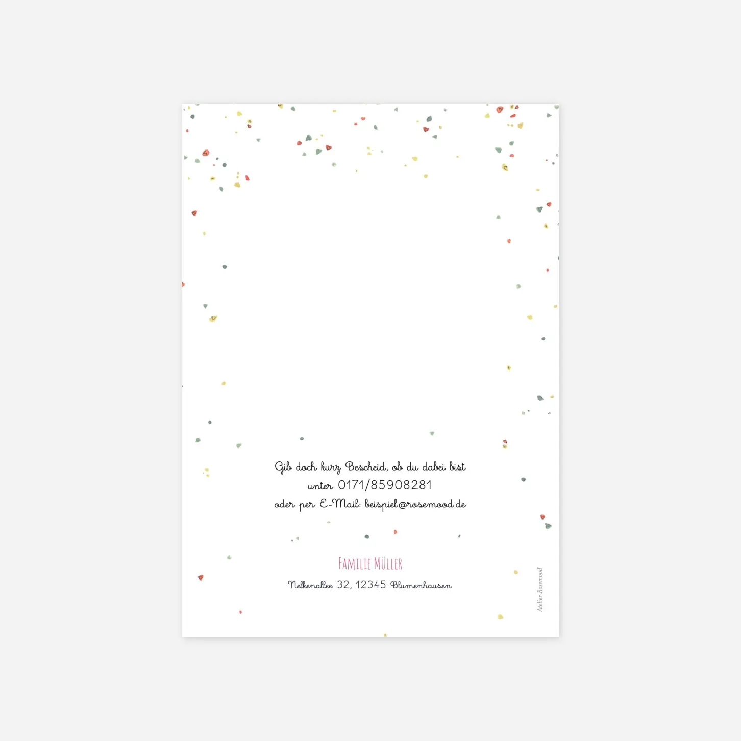 Kindergeburtstagseinladung Elefanten