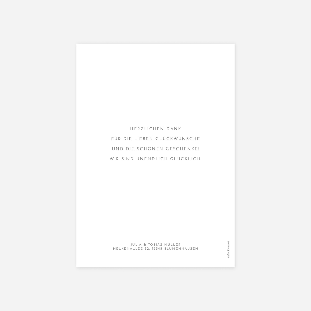 Geburtskarte Elegant 1 Foto