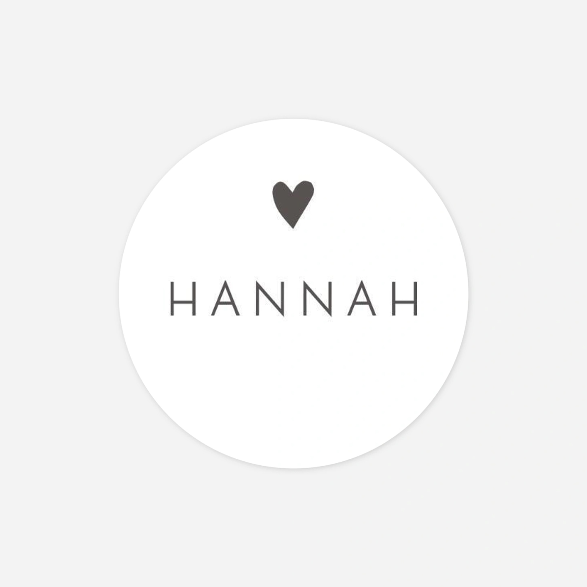 Aufkleber (Gastgeschenk) Elegant Herz