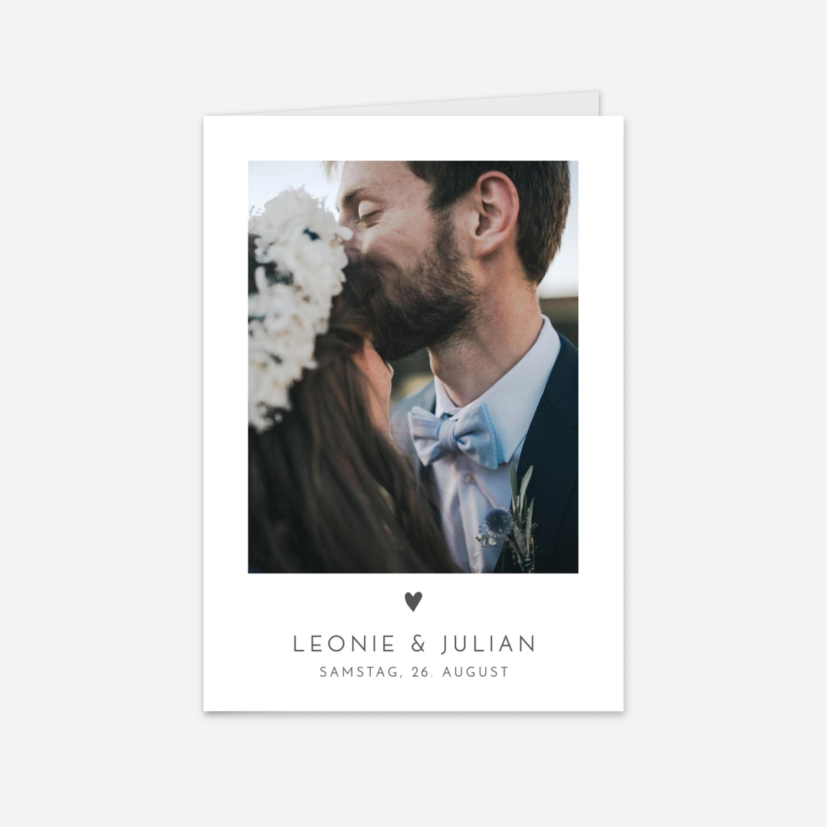 Hochzeitseinladung Elegant Herz