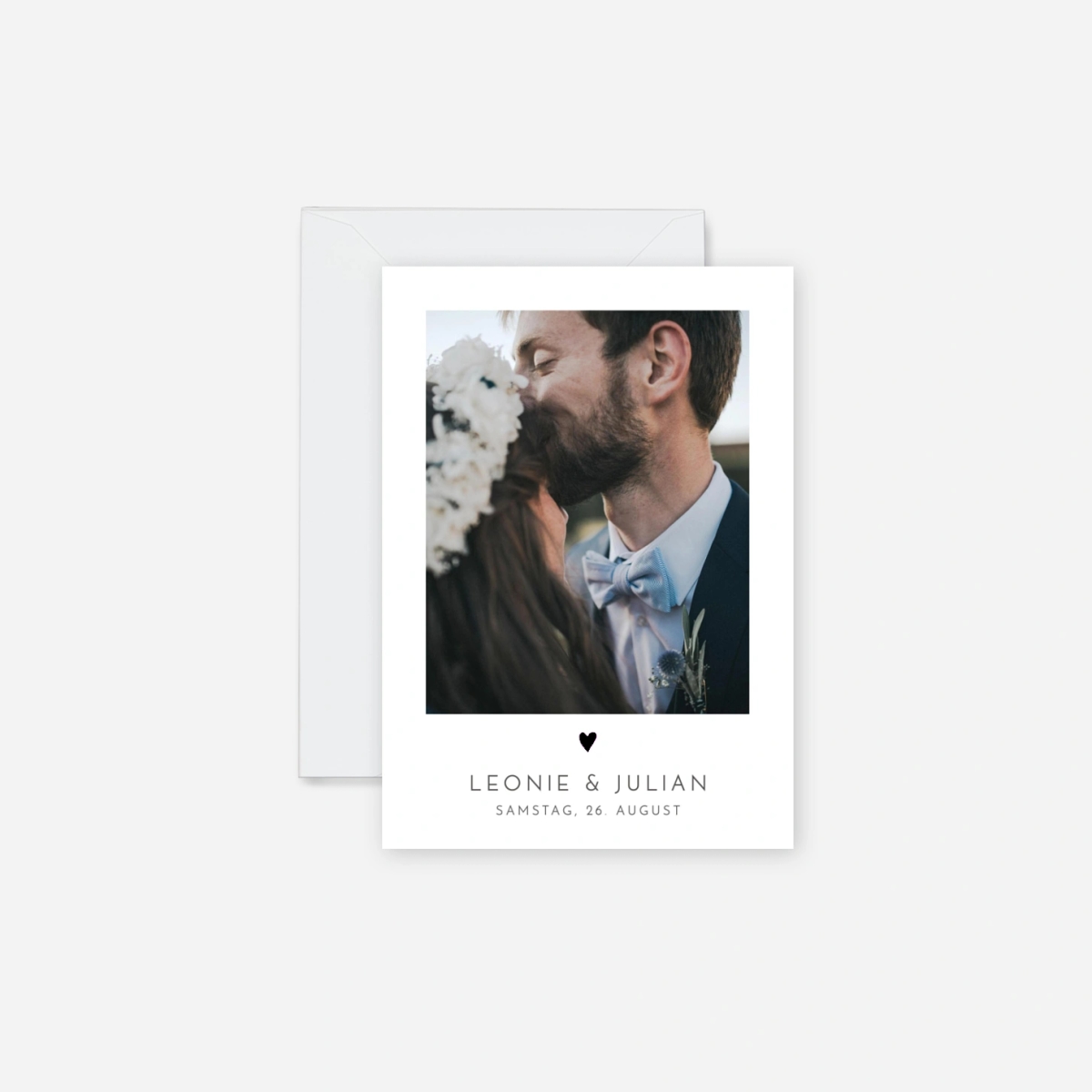 Hochzeitseinladung Elegant Herz