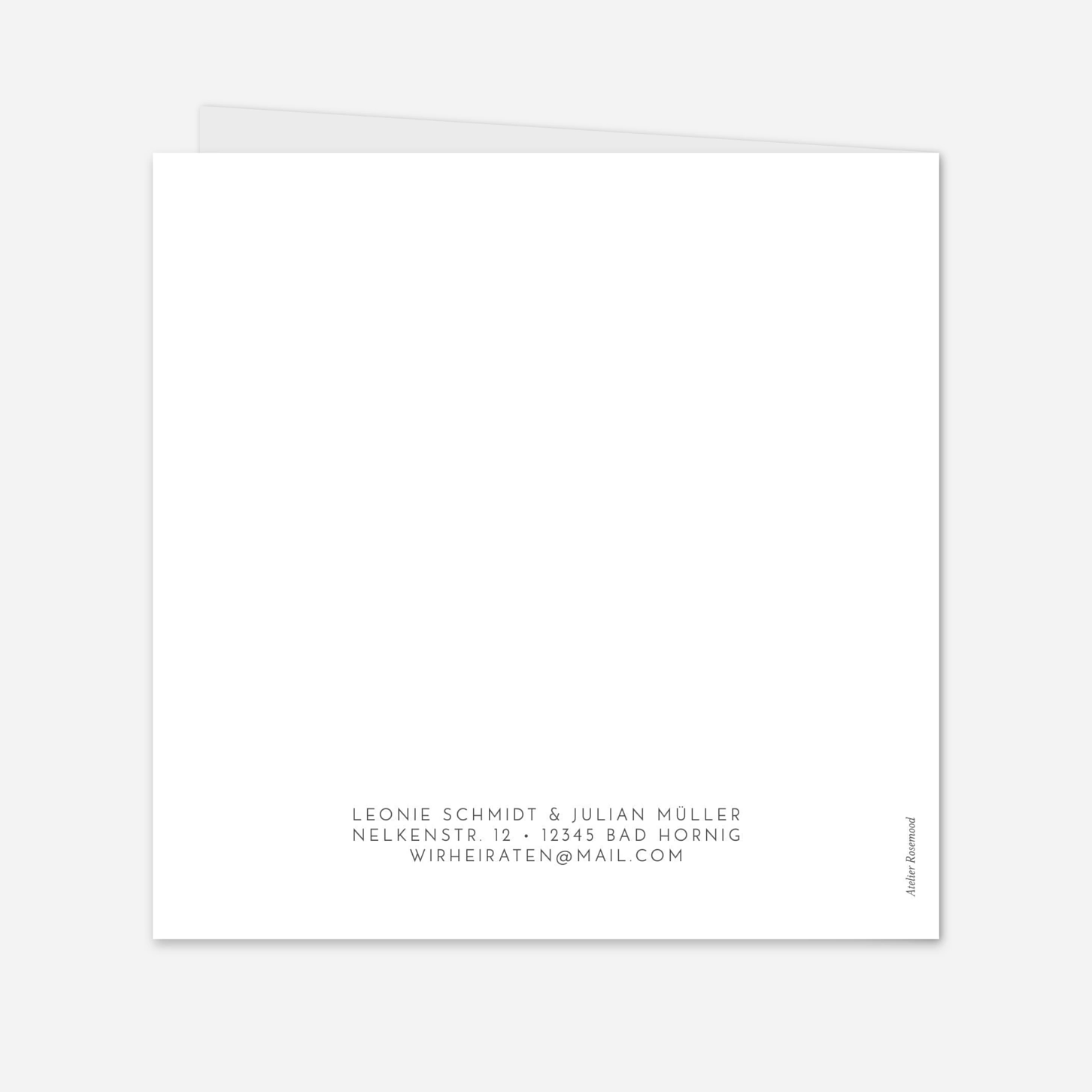 Hochzeitseinladung Elegant Herz