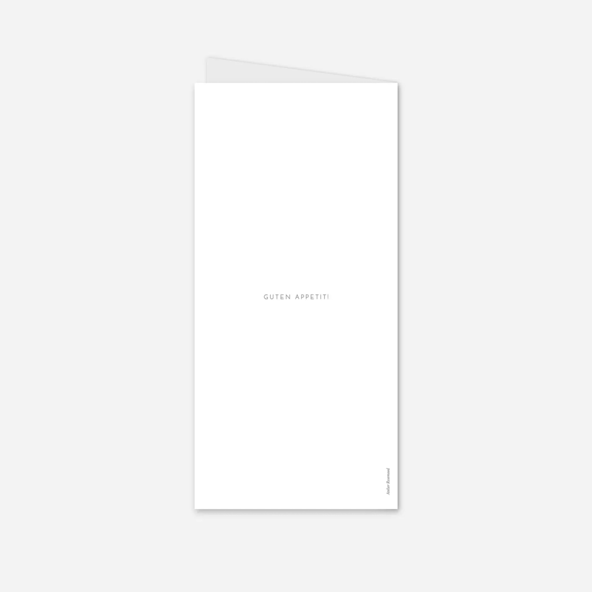 Menükarte Hochzeit Elegant Herz