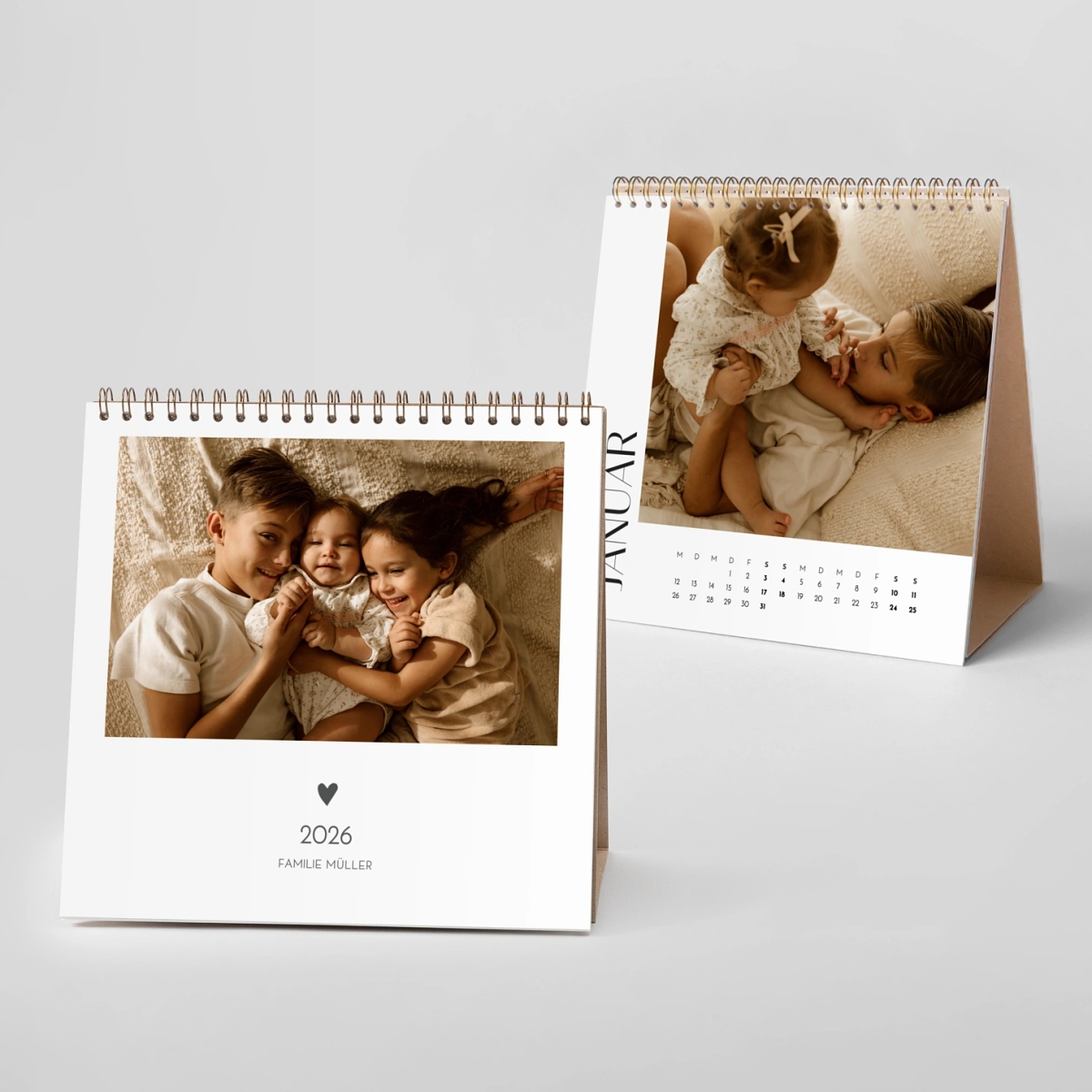 Tischkalender Elegant Herz