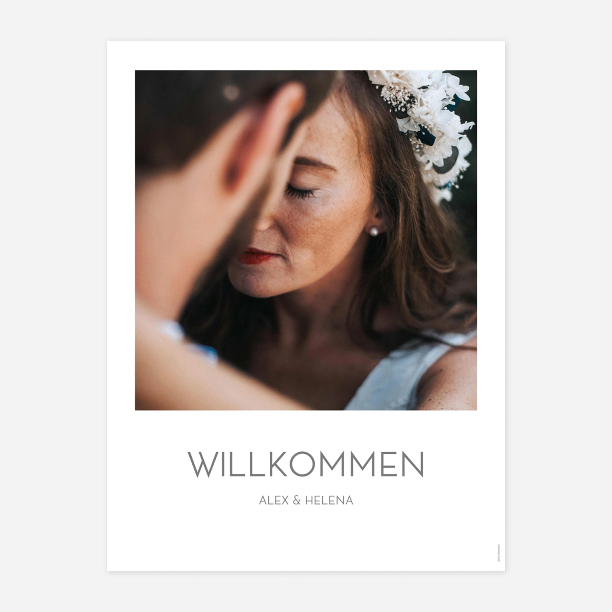 Willkommensschild Elegant Foto