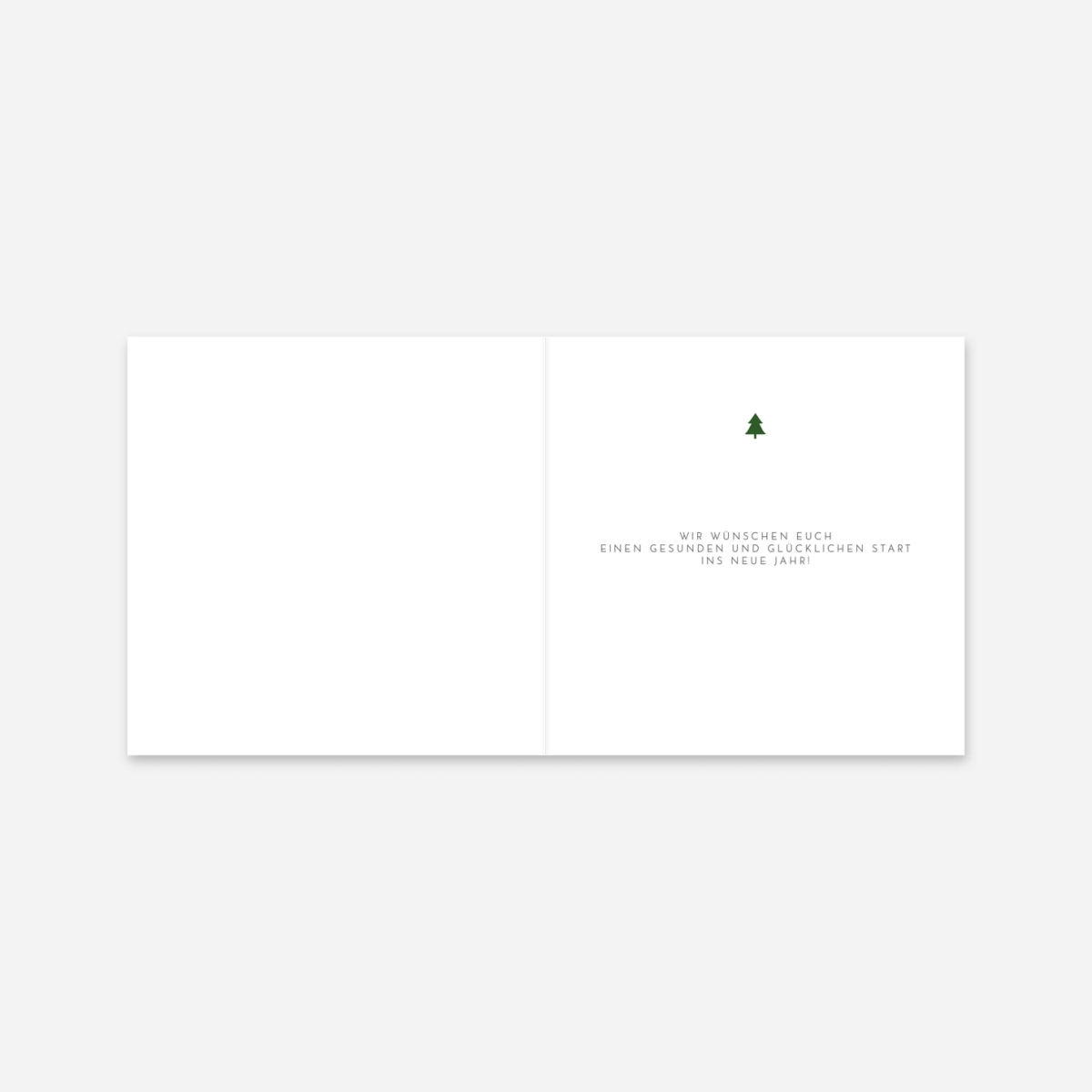 Weihnachtskarte Elegant Tannenbaum