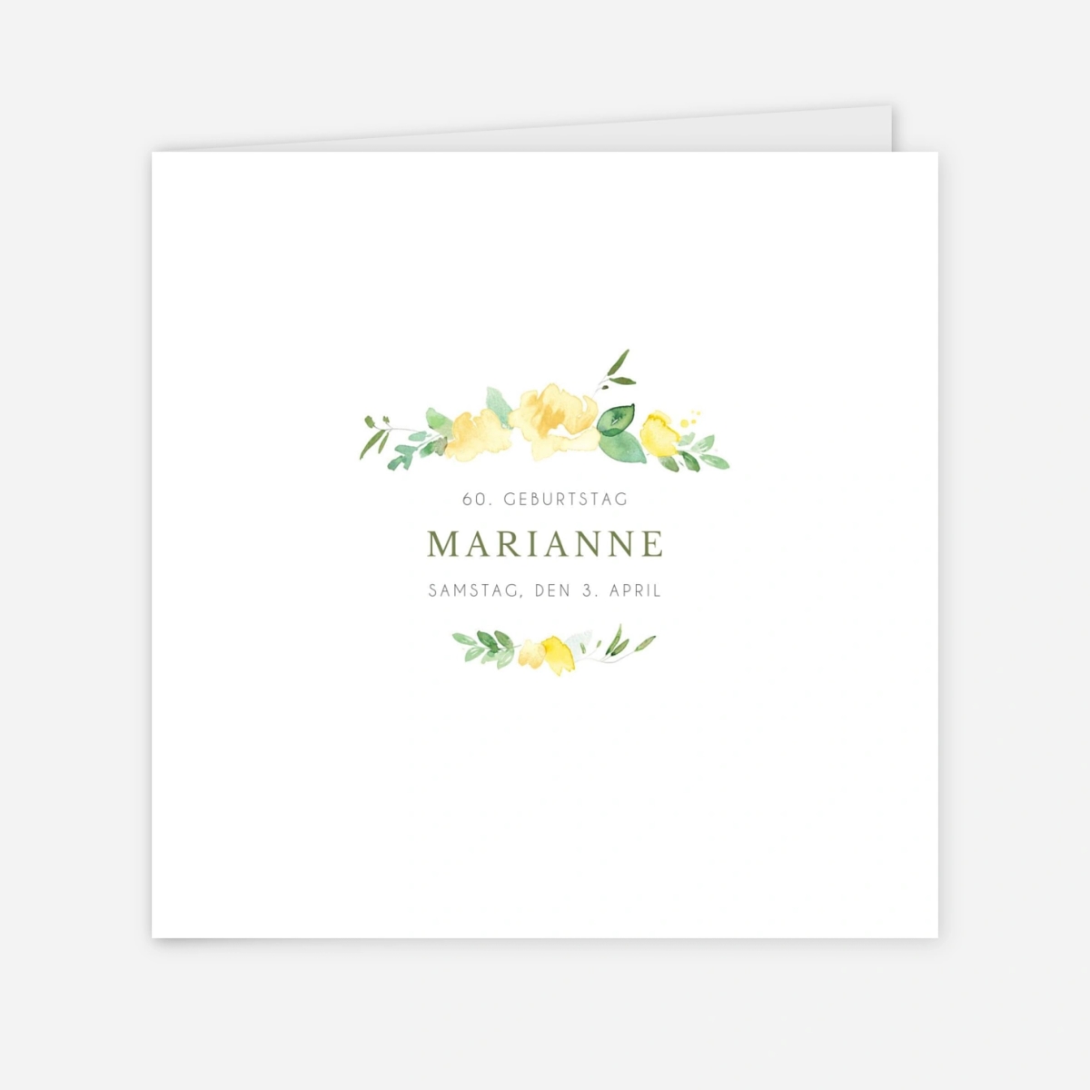 Geburtstagseinladung Englischer Garten